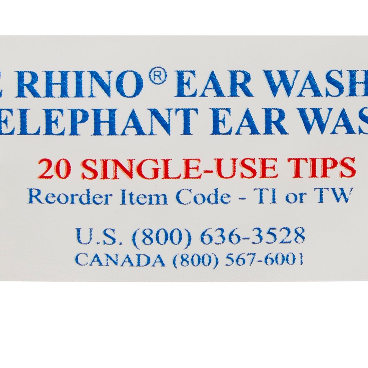 Doctor Easy Ear Wash System Tips For Rhino and Elephant Ear Washer (461134_EA)