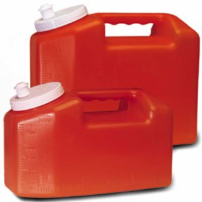 Urisafe® 24 Hour Urine Specimen Collection Container 4-1/2 X 6-1/3 X 9-5/8 Inch 3,000 mL (101 oz.) Screw Cap Unprinted NonSterile (421254_EA)