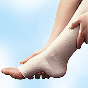 Tensoshape® Elastic Tubular Support Bandage 14-4/5 X 16-2/5 Foot Below Knee Pull On Tan NonSterile Size D / E / Large Standard Compression (881845_EA)