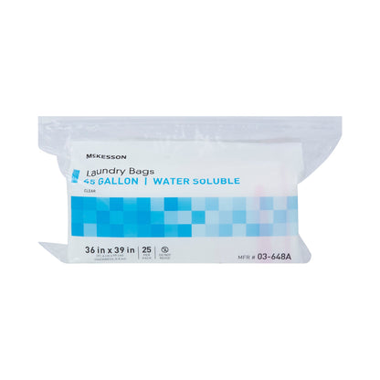 McKesson Hot Water Soluble Laundry Hamper Bag 40 to 45 gal. 36 X 39 Inch Disposable (1147892_PK)
