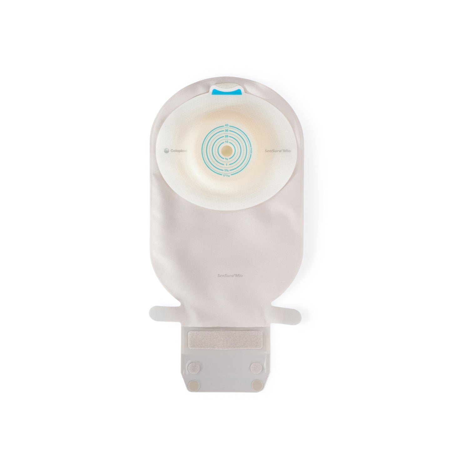 SenSura® Mio Convex Ostomy Pouch One-Piece System 11 Inch Length, Maxi Convex Light, Trim to Fit 3/8 to 1-11/16 Inch Stoma Drainable (1006175_BX)