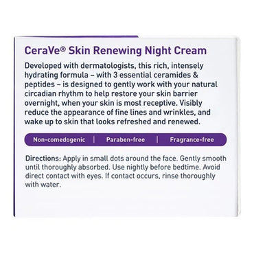 CeraVe® Skin Renewing Night Cream Facial Moisturizer 1.7 oz. Jar Unscented Cream (1253468_EA)