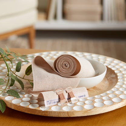 Comprilan® Compression Bandage 4 Inch X 5-1/2 Yard Clip Detached Closure Tan NonSterile Standard Compression (283587_CS)