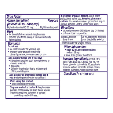 ZzzQuil™ Sleep Aid 6 oz. Liquid 50 mg / 30 mL Strength (832901_EA)