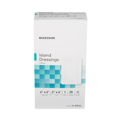 McKesson Island Dressing 4 X 6 Inch Rectangle Sterile (488923_EA)