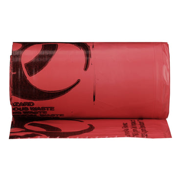 McKesson Biohazard Waste Bag Biohazard Symbol / Infectious Waste 7 to 10 gal. Red 24 X 24 Inch (206098_CS)