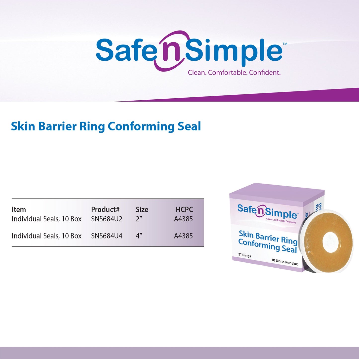 Safe n Simple™ Skin Barrier Ring Safe n Simple™ (825883_BX)