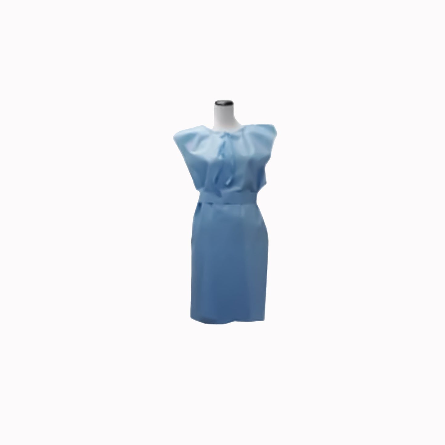 Premium Patient Exam Gown 2X-Large Blue Disposable (490700_CS)
