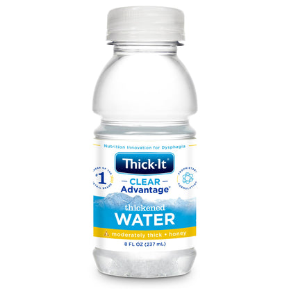 Thick-It® Clear Advantage® Thickened Water 8 oz. Bottle Unflavored Liquid IDDSI Level 3 Moderately Thick/Liquidized (734892_EA)