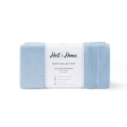 Arkwright Home® Host & Home Hand Towel 16x28 Blue, Case of 60 (HT-HH1628-BL-CS)
