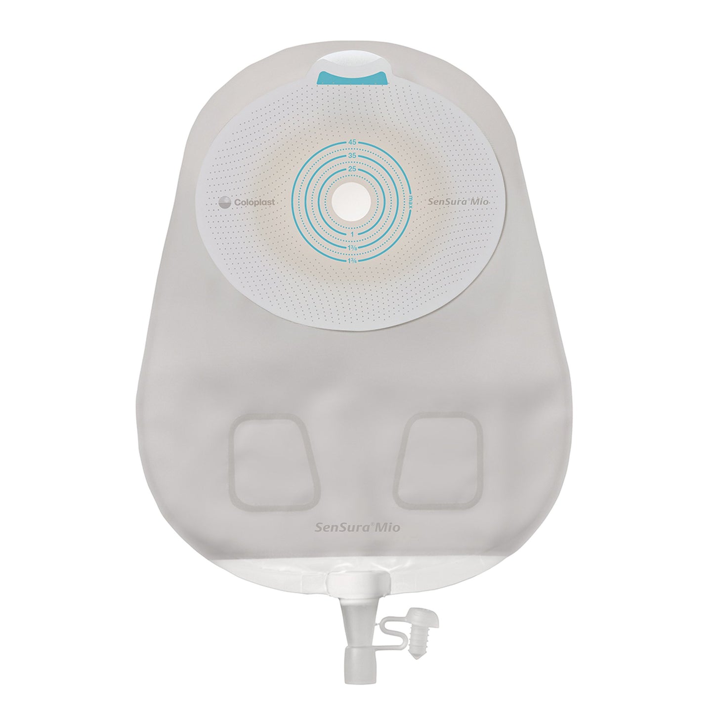 SenSura® Mio Ostomy Pouch One-Piece System 10-1/2 Inch Length, Maxi Flat, Trim to Fit 3/8 to 1-3/4 Inch Stoma Drainable (883911_BX)
