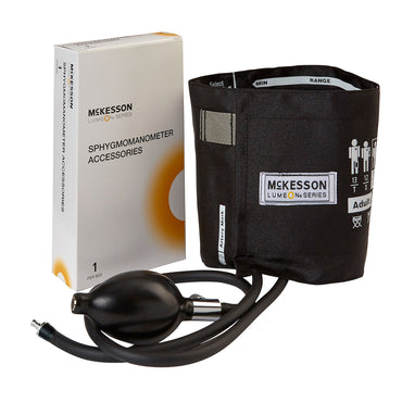 McKesson LUMEON™ Reusable Blood Pressure Cuff and Bulb 23 to 40 cm Arm Nylon Cuff Adult Cuff (803206_BX)