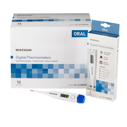 McKesson Digital Stick Thermometer Oral Probe Handheld (793284_EA)
