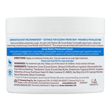 Palmers® Cocoa Butter 7.25 oz. Jar Scented Cream (720921_EA)