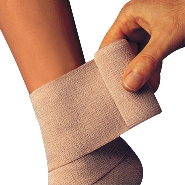 Comprilan® Compression Bandage 4-7/10 Inch X 5-1/2 Yard Clip Detached Closure Tan NonSterile Standard Compression (683378_CS)