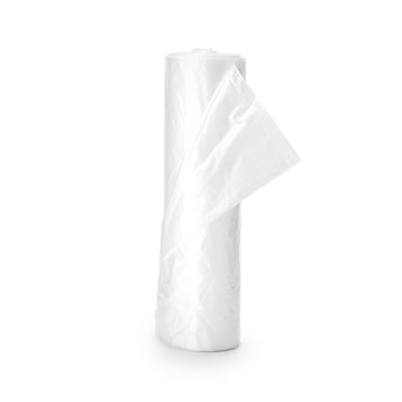 Colonial Bag Trash Bag 60 gal. Clear HDPE 17 Mic. 38 X 58 Inch X-Seal Bottom Coreless Roll (678175_CS)