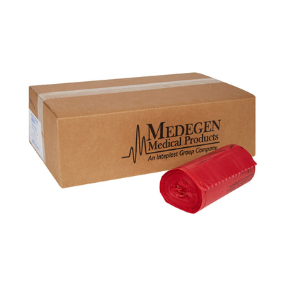 McKesson Biohazard Waste Bag Biohazard Symbol / Infectious Waste 7 to 10 gal. Red 24 X 24 Inch (185449_CS)
