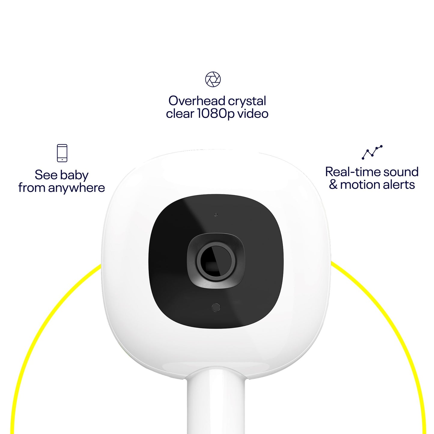 Nanit Pro Smart Baby Monitor with Wall Mount Nanit Pro Smart (1238092_EA)