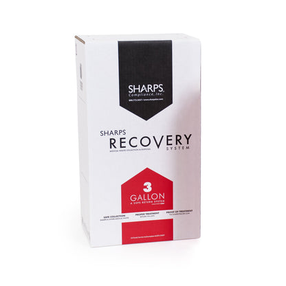 Sharps Recovery System™ Mailback Sharps Container Red Base 3 Gallon (783300_EA)