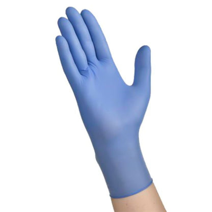 FLEXAL™ Touch Exam Glove X-Small NonSterile Nitrile Standard Cuff Length Textured Fingertips Blue Chemo Tested (1261213_CS)