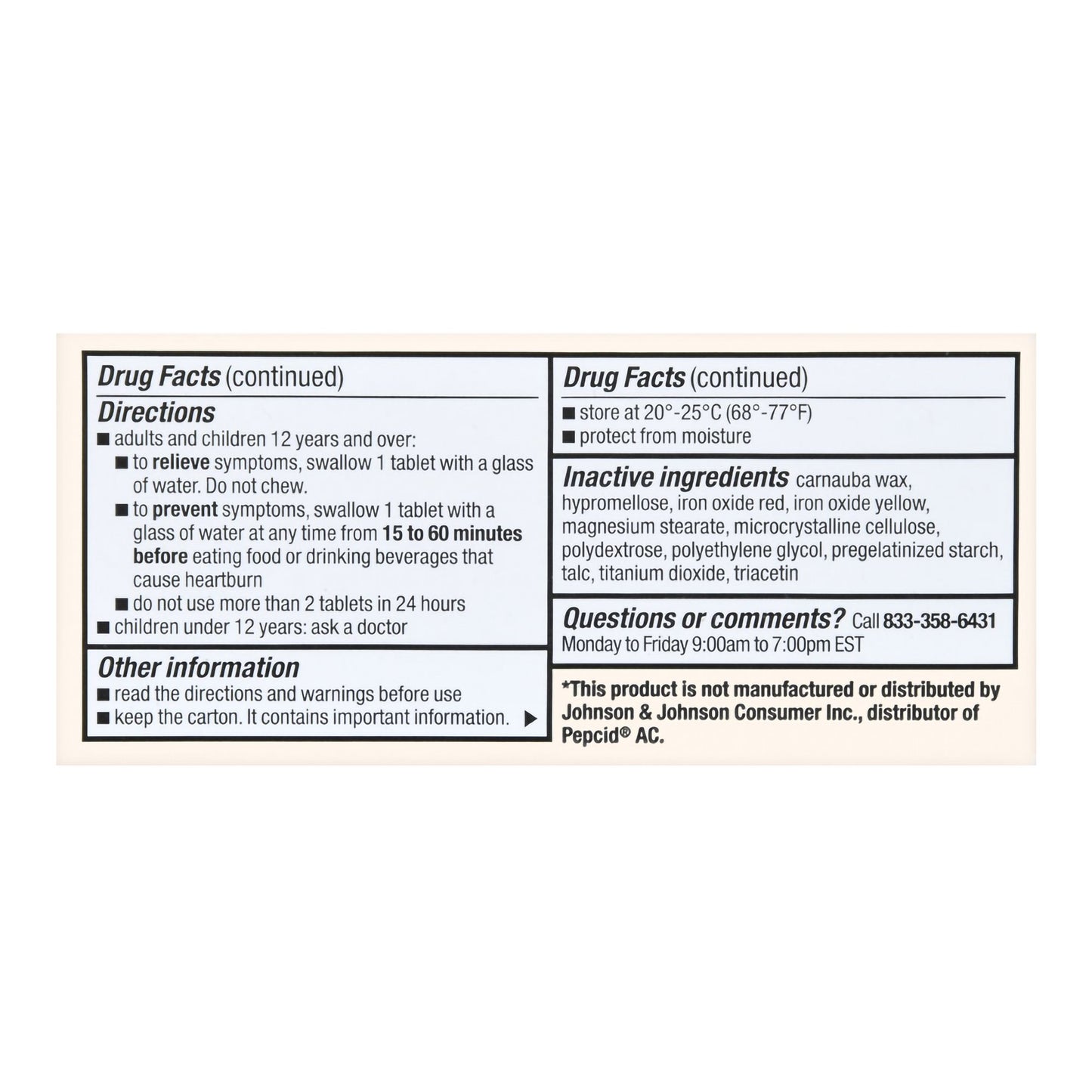 Foster & Thrive™ Antacid 10 mg Strength Tablet 90 per Box (1238961_BX)