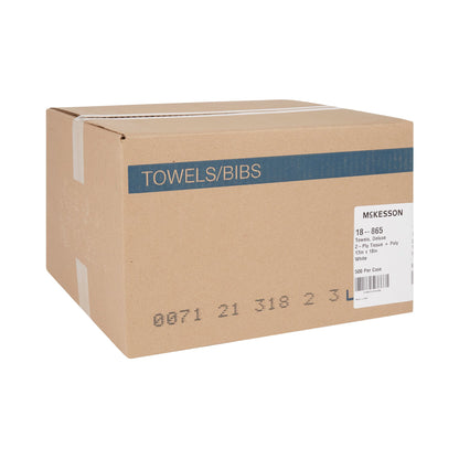 McKesson Procedure Towel 13 W X 18 L Inch White NonSterile (151896_CS)