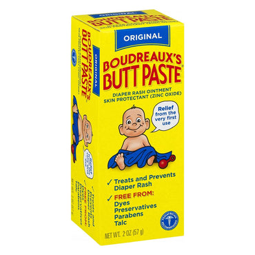 Boudreaux's Butt Paste® Diaper Rash Treatment 2 oz. Tube Scented Cream (785320_EA)