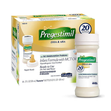 Pregestimil® Infant Formula Unflavored 2 oz. Bottle Liquid MCT Oil Fat Malabsorption (640176_EA)