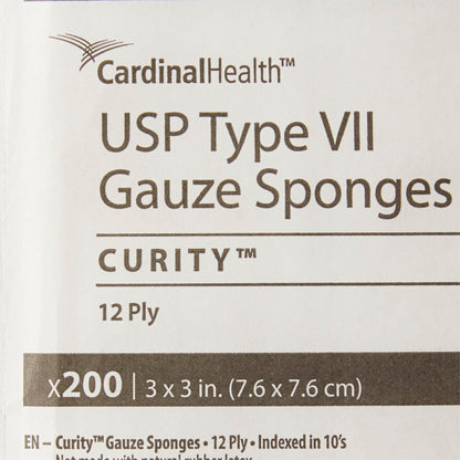 Curity™ Gauze Sponge 3 X 3 Inch 12-Ply NonSterile 200 per Pack (10212_CS)