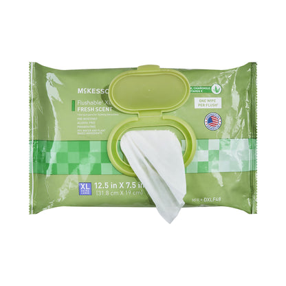 McKesson Flushable Personal Wipe Soft Pack Scented 48 Count (1241746_CS)