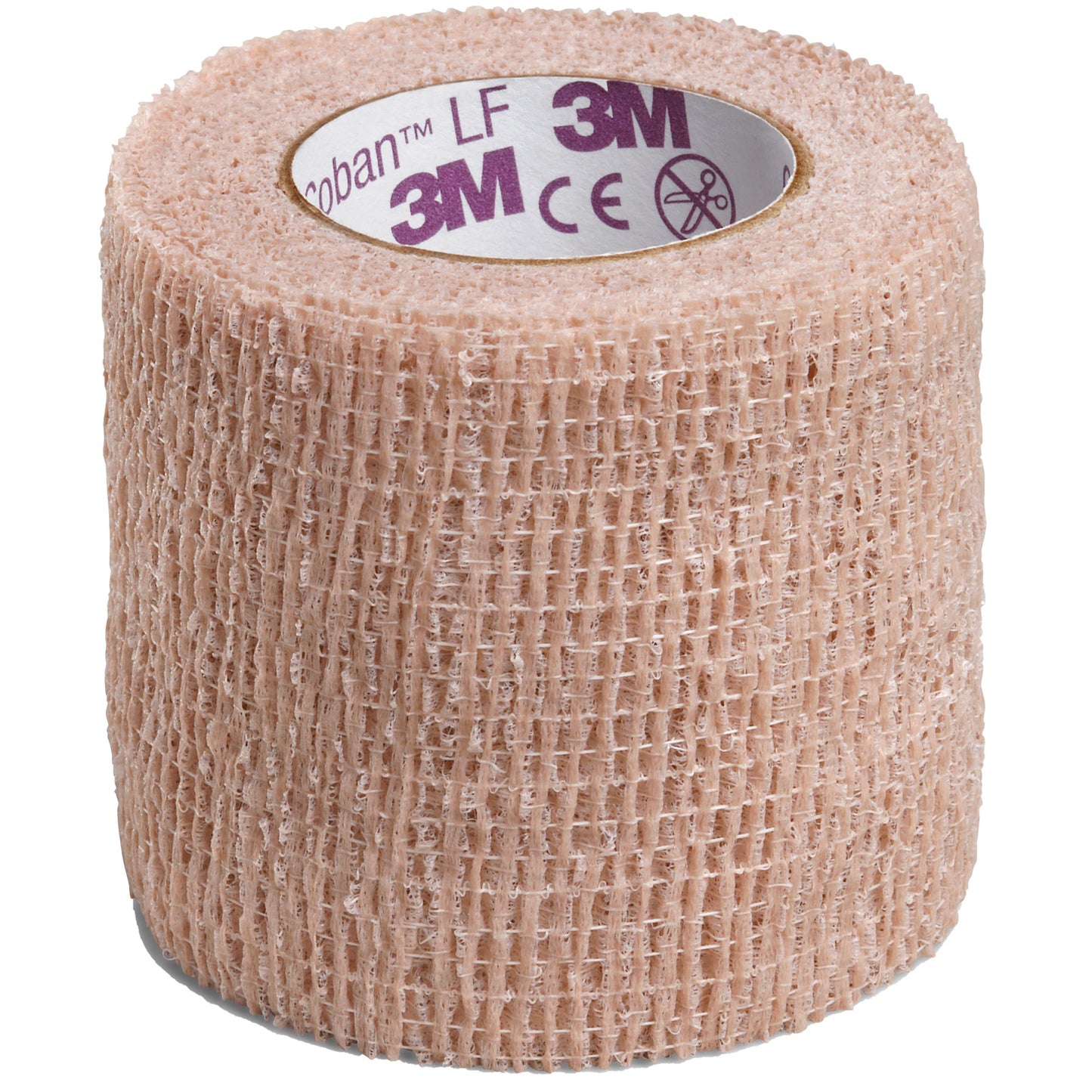 3M™ Coban™ LF Cohesive Bandage 2 Inch X 5 Yard Self-Adherent Closure Tan NonSterile Standard Compression (388423_CS)