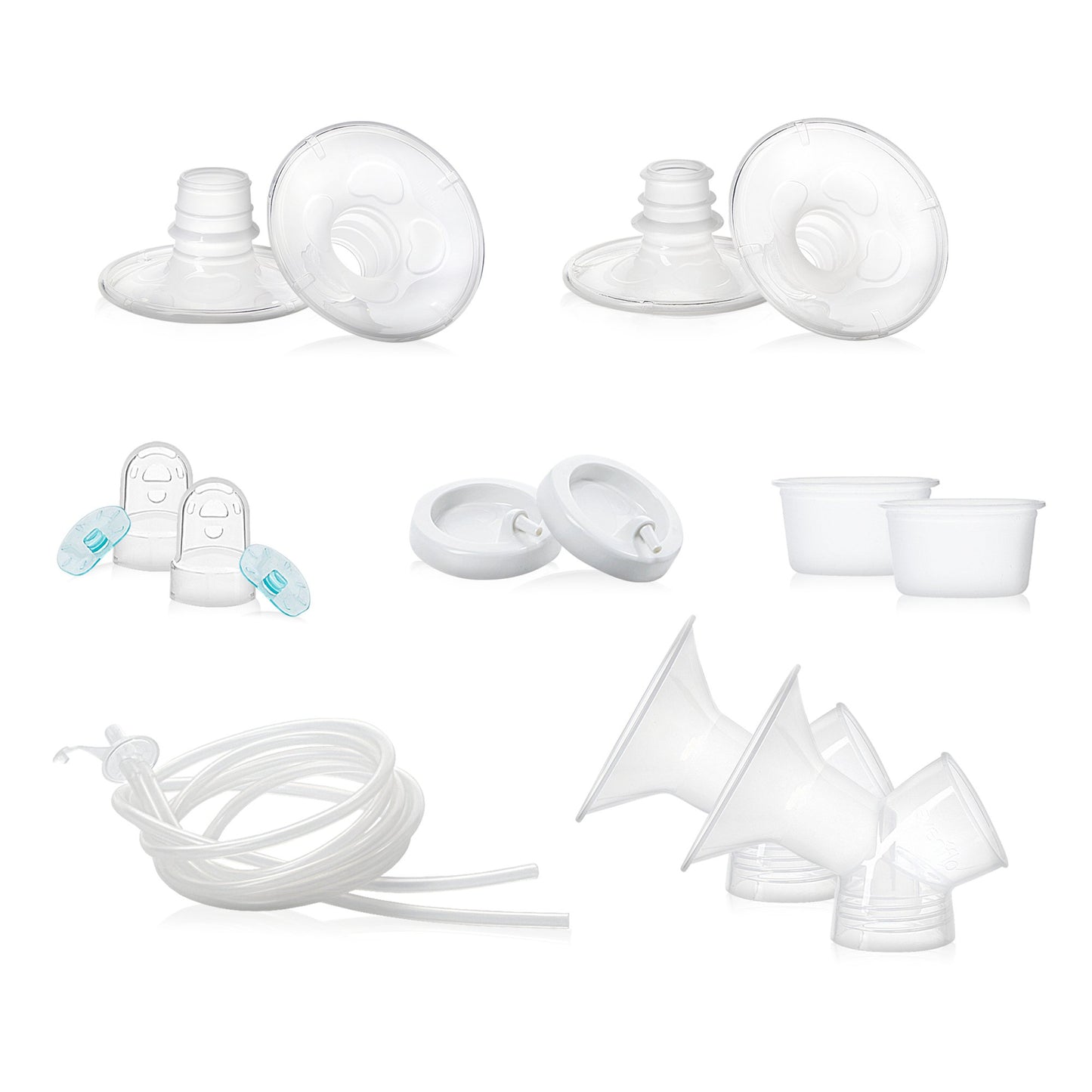 Evenflo Advanced Breast Pump Replacement Parts Kit For Double Electric Breast Pump (1041161_CS)