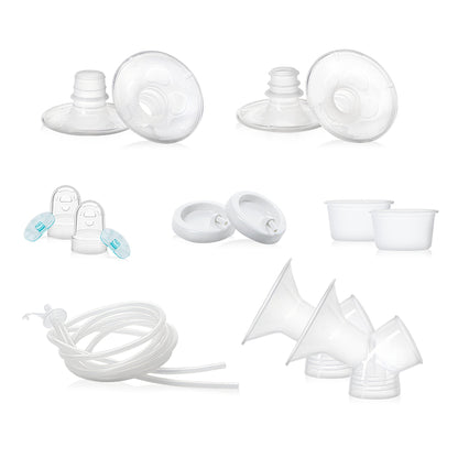Evenflo Advanced Breast Pump Replacement Parts Kit For Double Electric Breast Pump (1041161_CS)