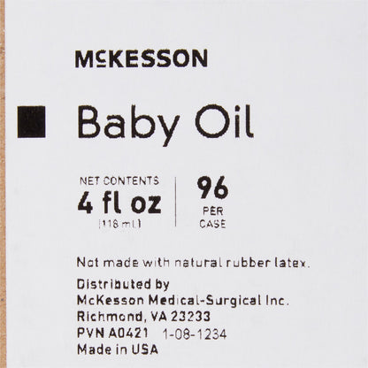 McKesson Baby Oil 4 oz. Bottle Scented Oil (864689_EA)