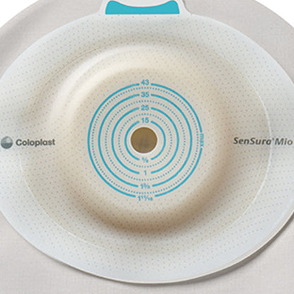 SenSura® Mio High Output Ostomy Pouch One-Piece System Convex Light, Trim to Fit 10 to 43 mm Stoma Drainable (1094140_BX)