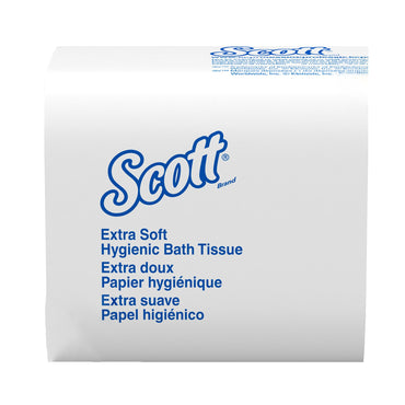 Scott® Control HBT Toilet Tissue White 2-Ply Standard Size Folded 250 Sheets 4-1/2 X 8-1/10 Inch (499135_CS)