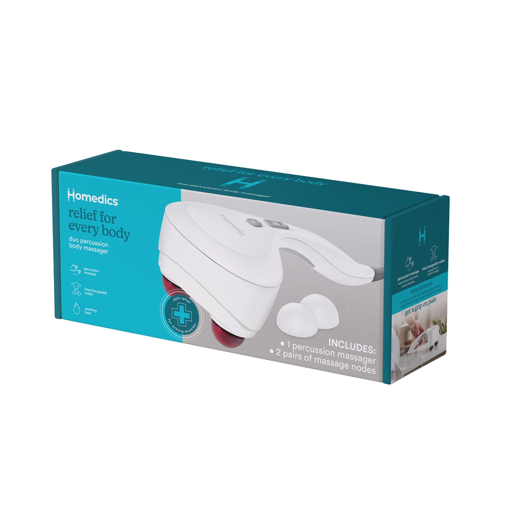 HoMedics® Duo Percussion Hand-Held Massager with Heat HoMedics® Duo Pe ...