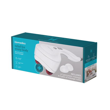 HoMedics® Duo Percussion Hand-Held Massager with Heat HoMedics® Duo Percussion (1253809_EA)