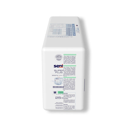 Seni® Super Plus Unisex Adult Incontinence Brief Medium Disposable Heavy Absorbency (1163863_PK)