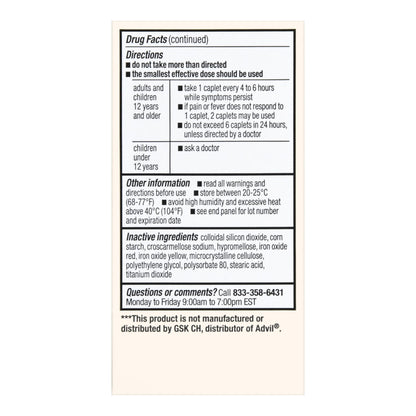 Foster & Thrive™ Pain Relief 200 mg Strength Ibuprofen Caplet 100 per Bottle (1238943_BT)