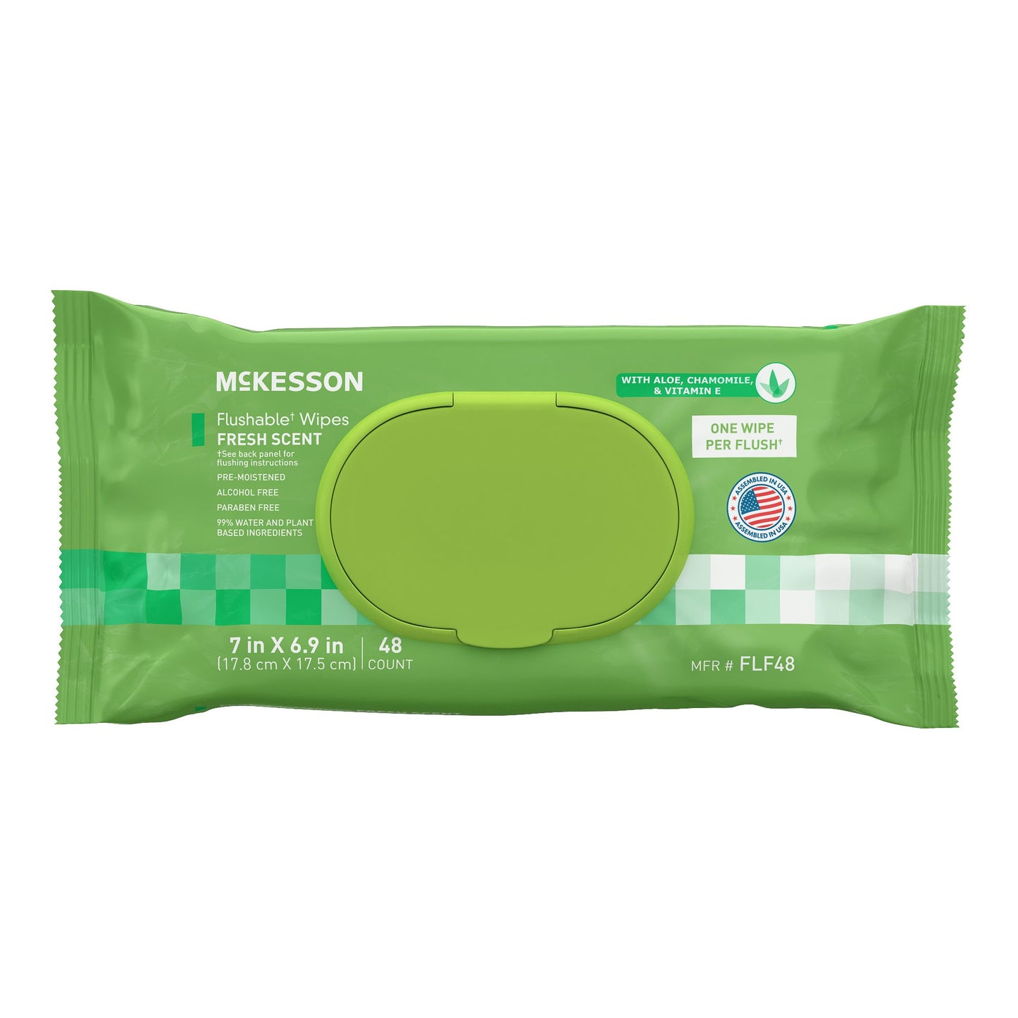 McKesson Flushable Personal Wipe Soft Pack Scented 48 Count (1241750_PK)