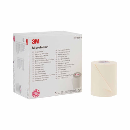 3M™ Microfoam™ Medical Tape White 3 Inch X 5-1/2 Yard Elastic / Foam NonSterile (5947_RL)