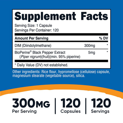 nutricost® Dietary Supplement 300 mg Strength Capsule 120 Per Bottle (1270250_BT)