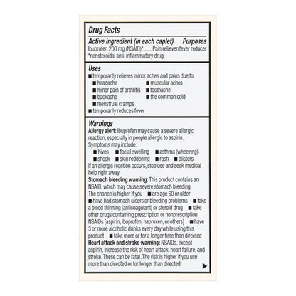 Foster & Thrive™ Pain Relief 200 mg Strength Ibuprofen Caplet 100 per Bottle (1238943_BT)
