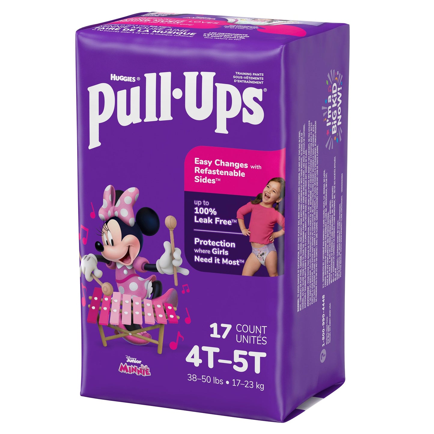 Pull-Ups® Female Toddler Training Pants Size 4T to 5T Disposable Moderate Absorbency (1160321_PK)