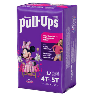 Pull-Ups® Female Toddler Training Pants Size 4T to 5T Disposable Moderate Absorbency (1160321_PK)