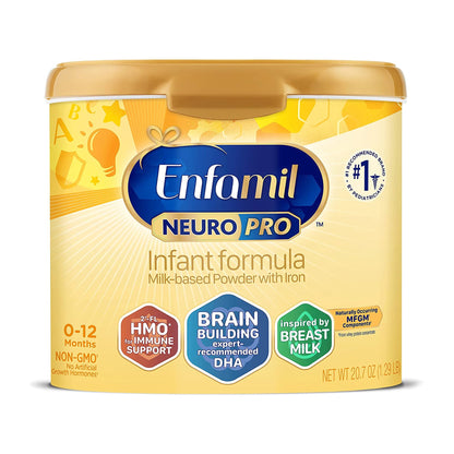 Enfamil NeuroPro™ Infant Formula Unflavored 20.7 oz. Canister Powder Iron (1193910_CS)