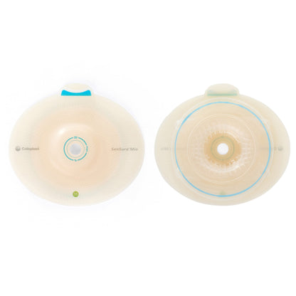 SenSura® Mio Flex Ostomy Barrier Trim to Fit, Extended Wear Elastic Adhesive 50 mm Flange Red Code System 15 to 30 mm Opening (1004610_BX)