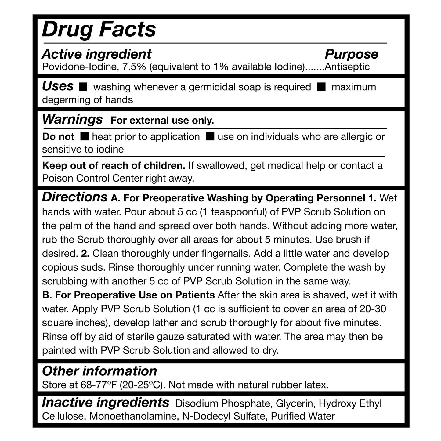 McKesson Surgical Scrub Solution 16 oz. Flip-Top Bottle 7.5% Strength Povidone-Iodine NonSterile (911741_EA)