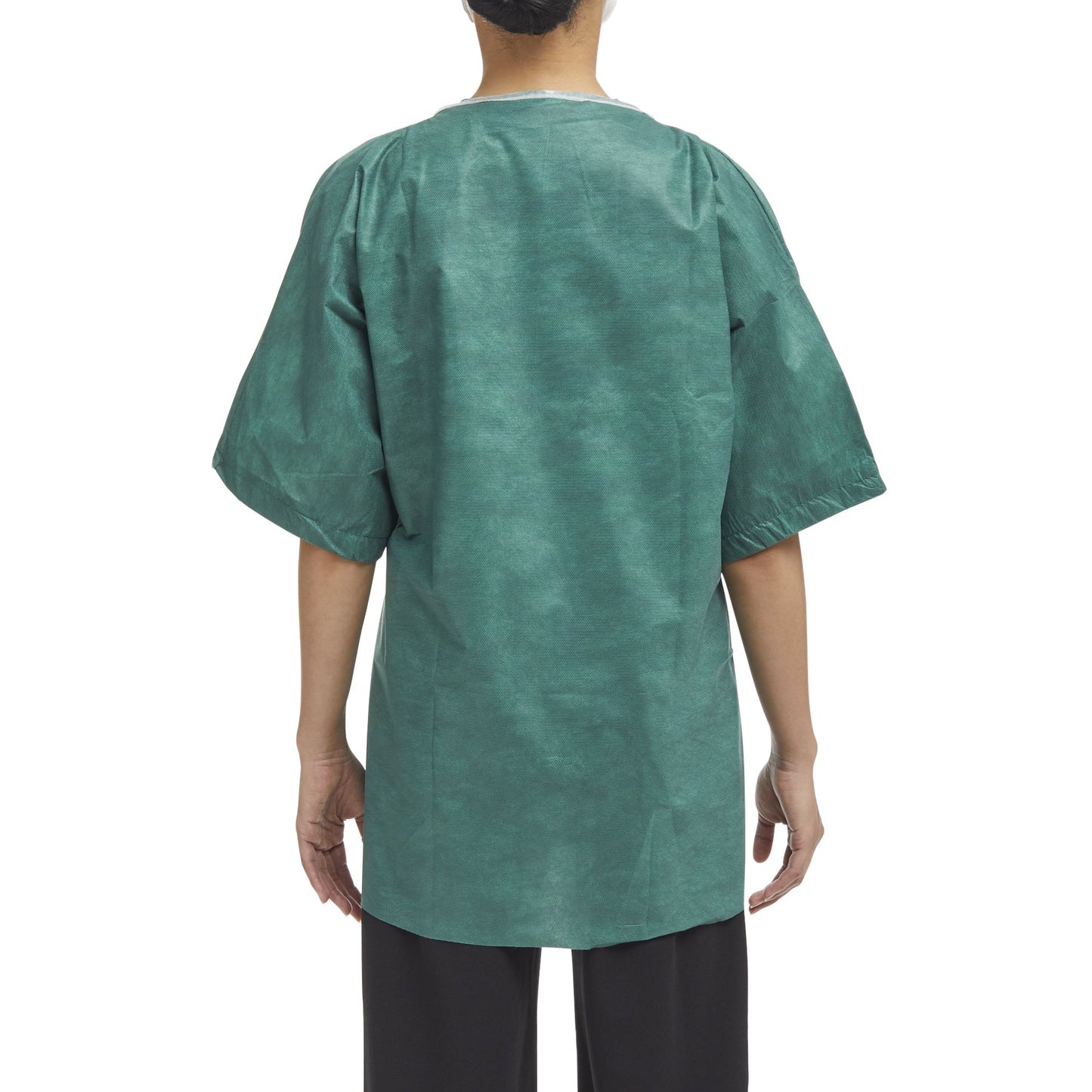 Graham Medical Products Patient Shirt Medium Green Without Pockets Short Sleeve Unisex (943154_CS)